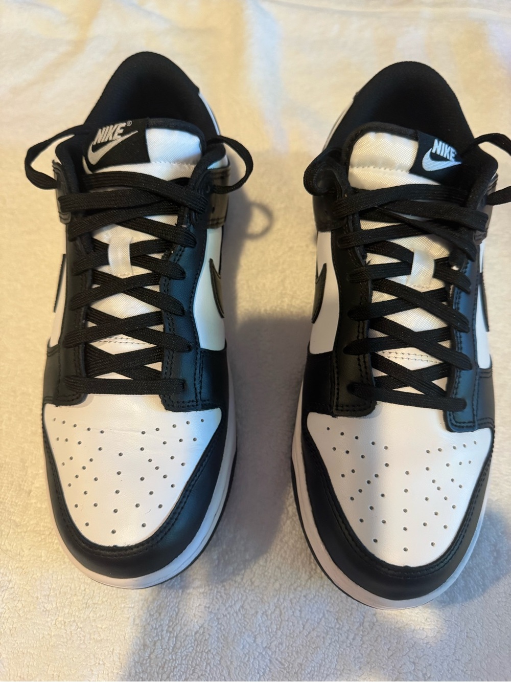 Nike Women’s Dunk Lo Sneakers - Black/White. Only worn once. Excellent condition - Picture 2 of 7
